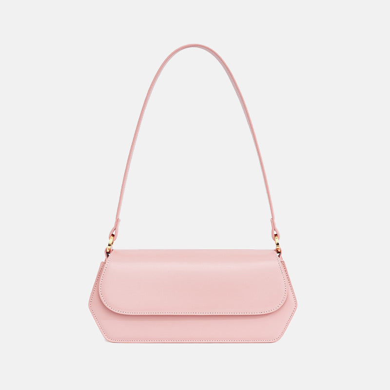Women’s Minimal Baguette Bags in Genuine Leather image 4