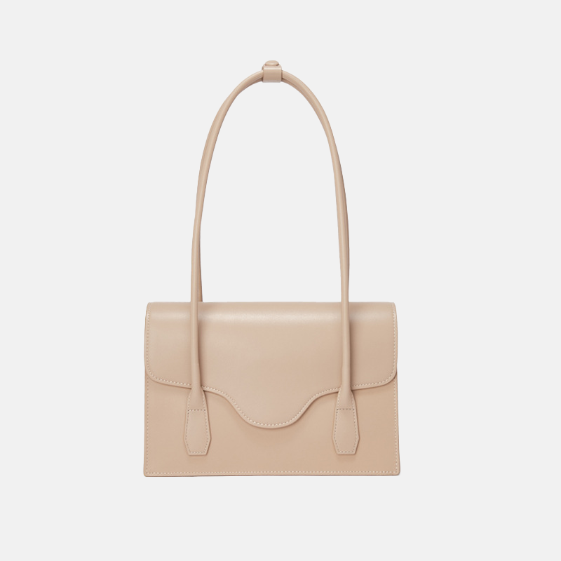 Women’s Minimal Dual Strap Baguette Bags in Genuine Leather image 2