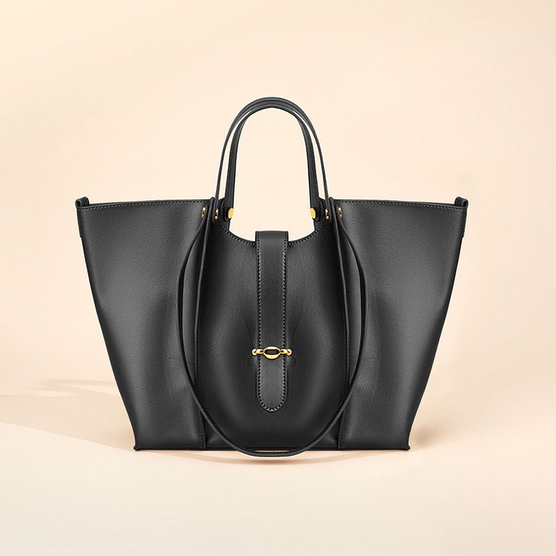 Women’s Minimal Genuine Leather Tote Bags image 5