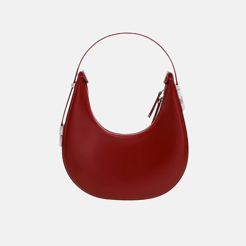 Women’s Minimal Split Leather Hobo Bags image