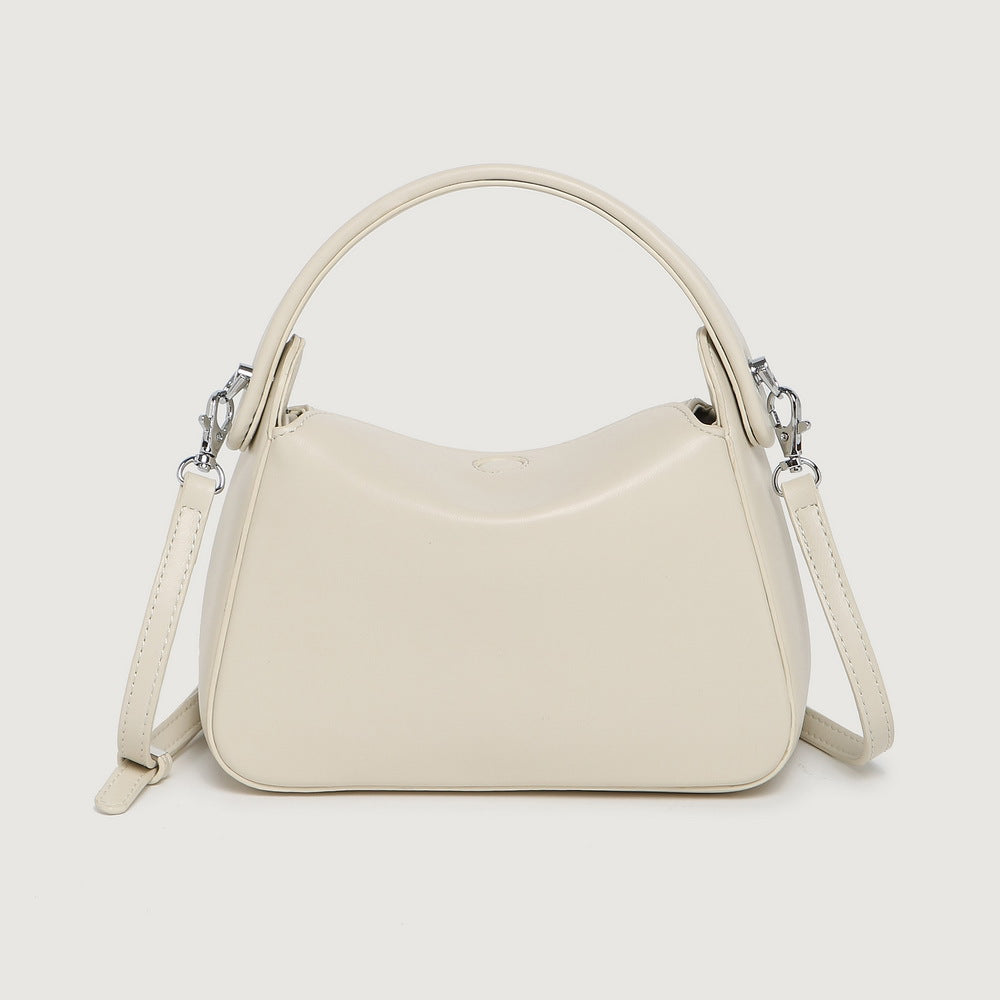Women’s Minimal Top Handle Shoulder Bags in Vegan Leather image 9