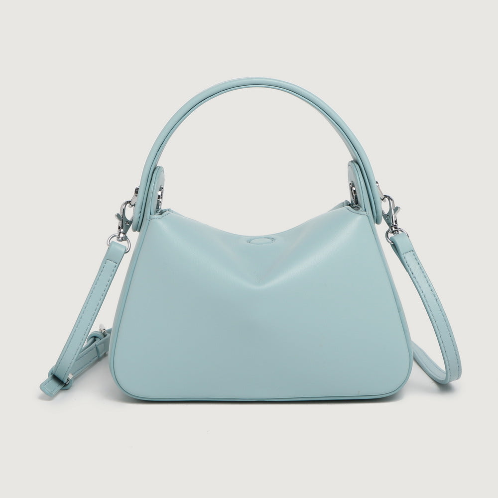 Women’s Minimal Top Handle Shoulder Bags in Vegan Leather image 7
