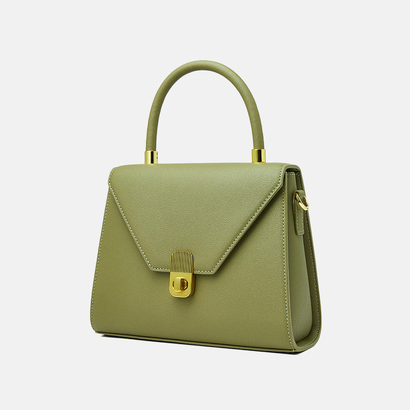 Women’s Minimalism Envelope Flap Handbag in Genuine Leather image 5