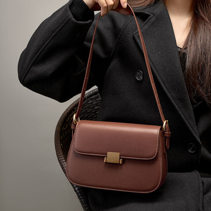 Women’s Minimalism Messenger Bags in Genuine Leather image 2
