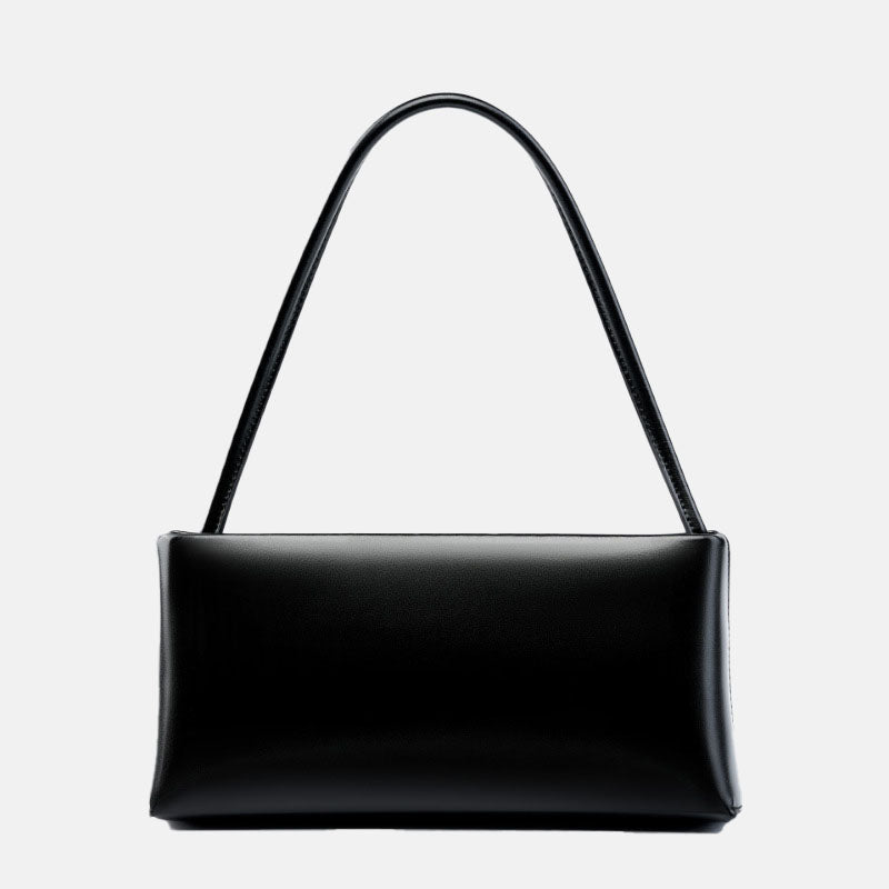 Women’s Minimalist Genuine Leather Baguette Bag image 8
