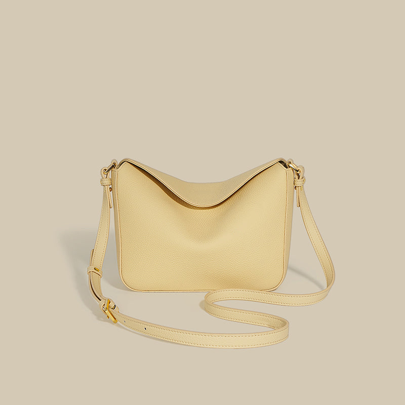 Women’s Minimalist Genuine Leather Shoulder Baguette Bag image 2