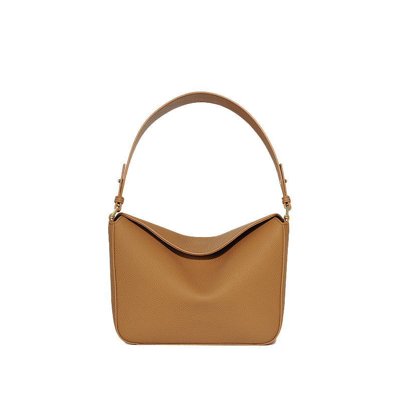 Women’s Minimalist Genuine Leather Shoulder Baguette Bag image 7