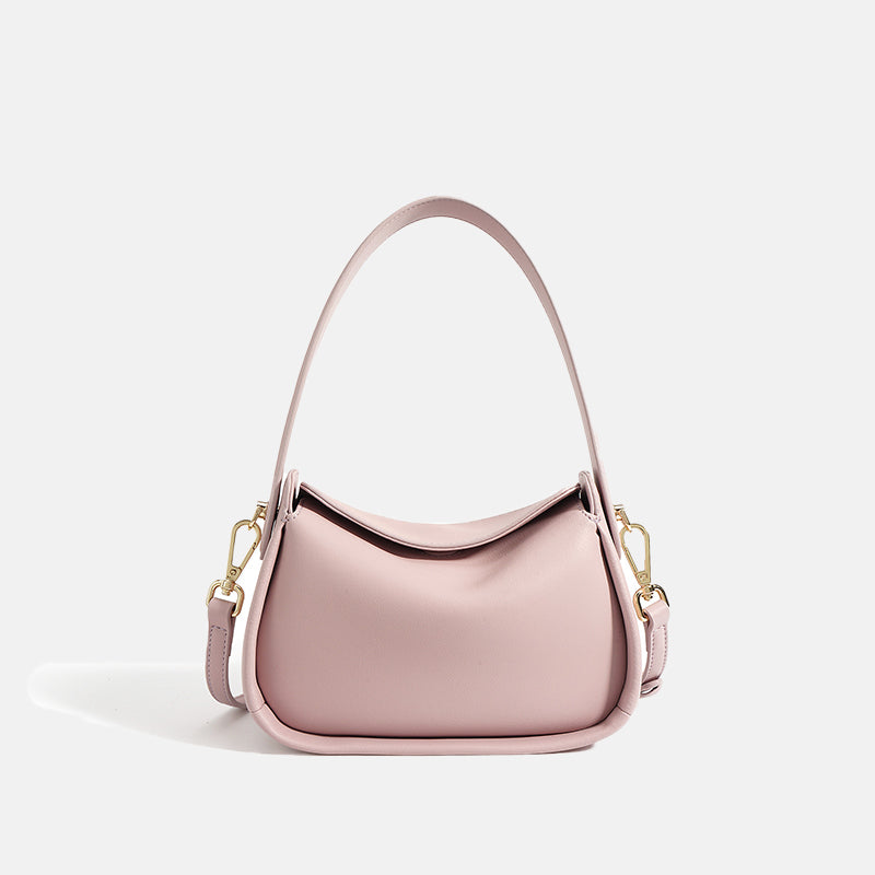 Women’s Minimalist Genuine Leather Crossbody Shoulder Bag image