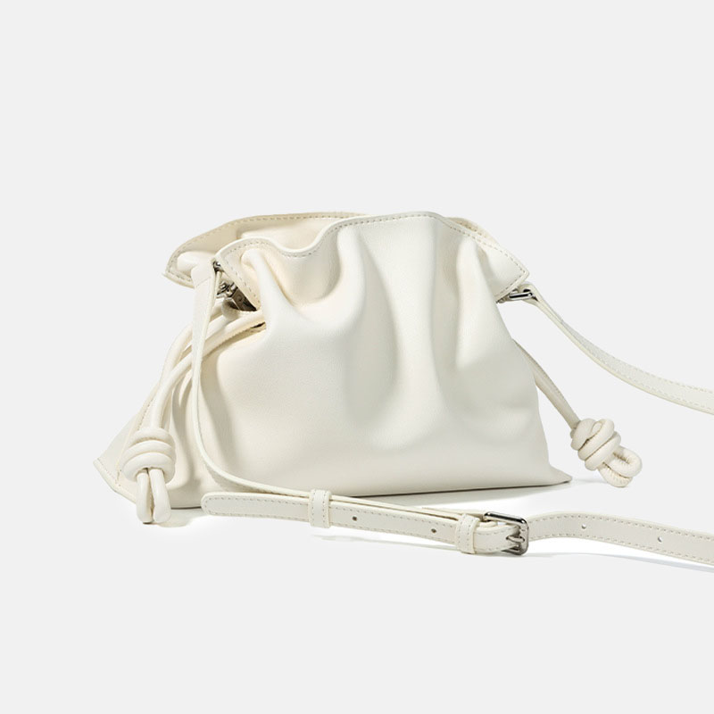 Women’s Minimalist Genuine Leather Fortune Bag Shaped Crossbody Bag image 2