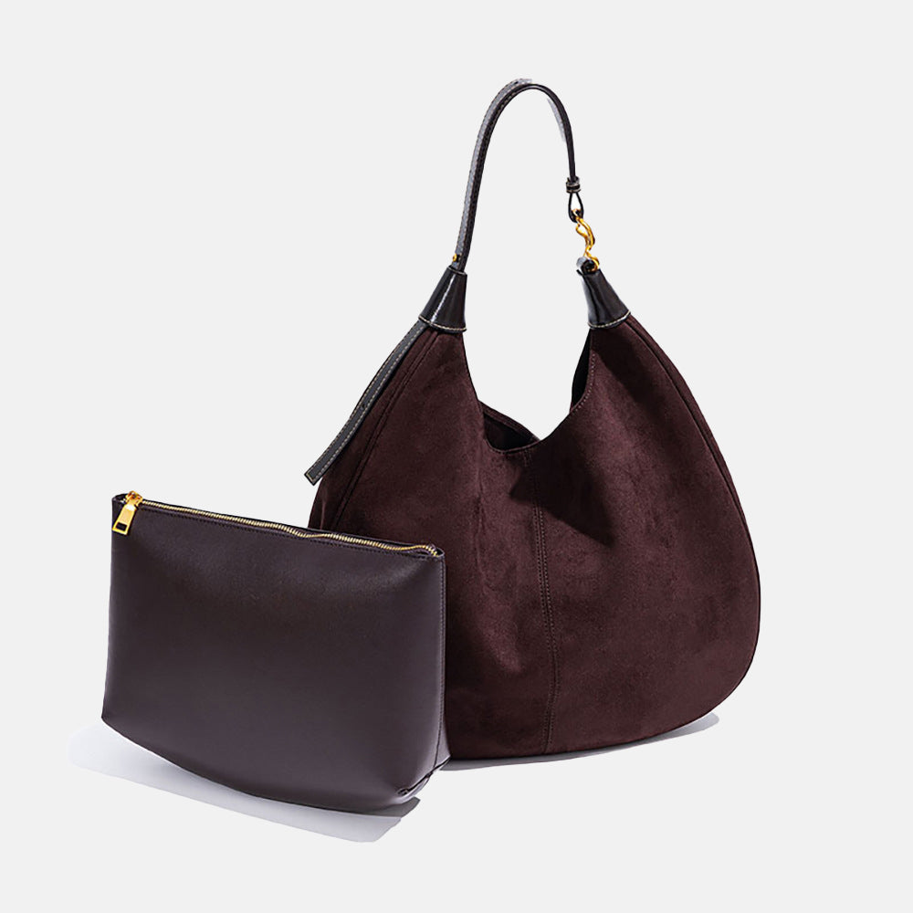 Women’s Minimalist Genuine Leather Hobo Bag image 4