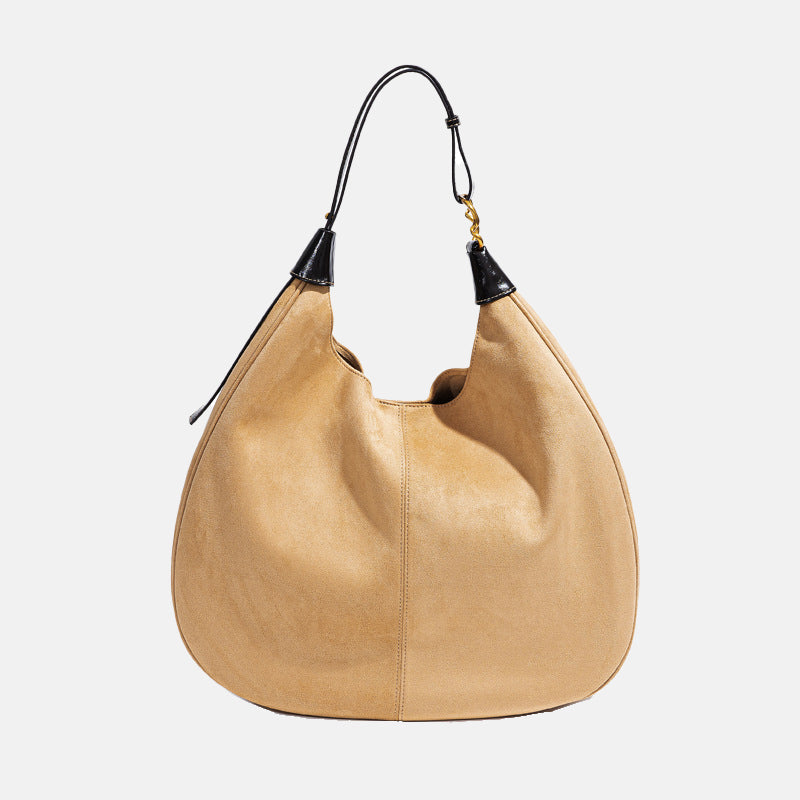 Women’s Minimalist Genuine Leather Hobo Bag image
