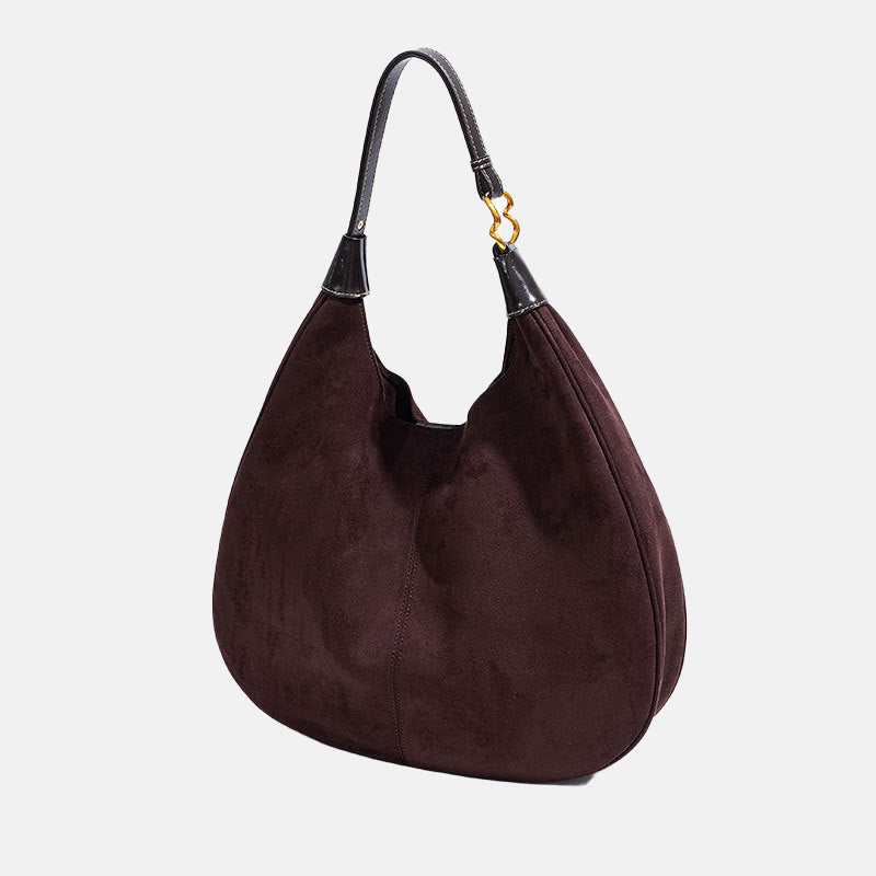 Women’s Minimalist Genuine Leather Hobo Bag image 3