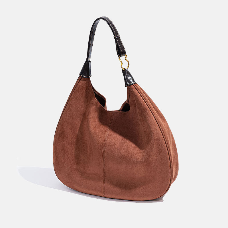 Women’s Minimalist Genuine Leather Hobo Bag image 9