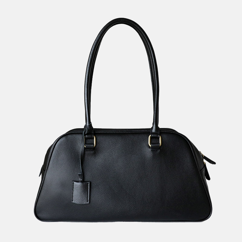 Women’s Minimalist Genuine Leather Top Handle Bag image 4