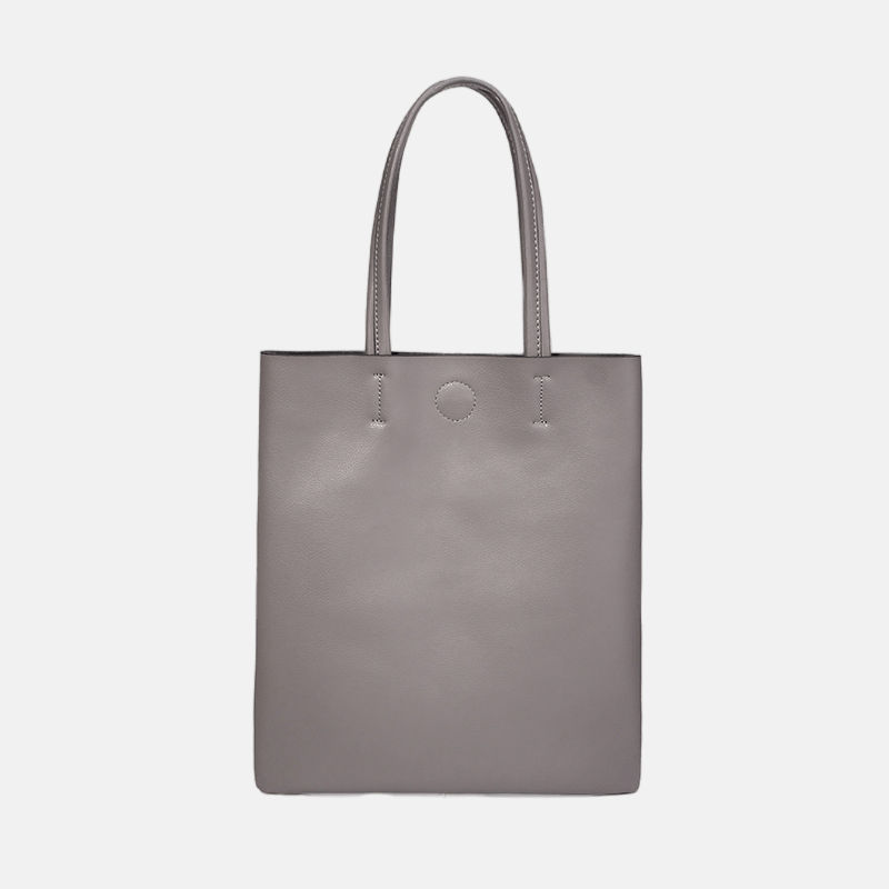 Women’s Minimalist Genuine Leather Tote Bag image