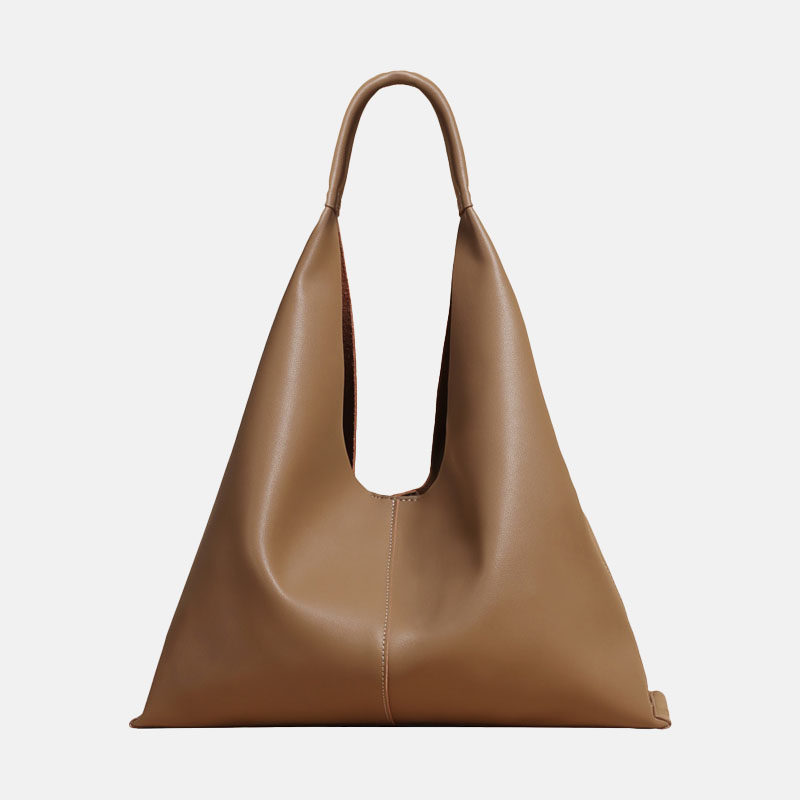 Women’s Minimalist Leather Single Shoulder Hobo Bag image