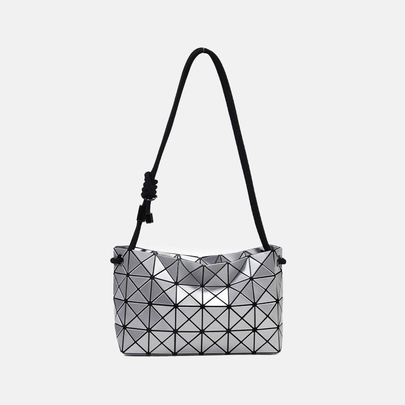 Women’s Minimalist Quilted Drawstring Crossbody Tote Bag image 4
