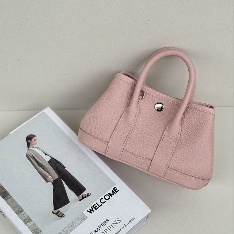 Women’s Minimalist Top-Grain Leather Tote Bag image 10