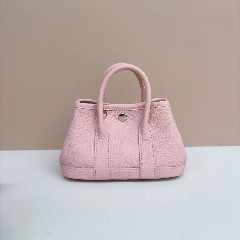 Women’s Minimalist Top-Grain Leather Tote Bag image 9