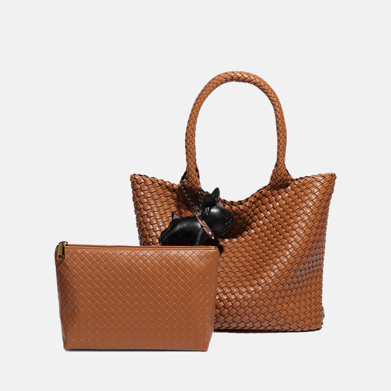 Women’s Minimalist Woven Tote Bag image