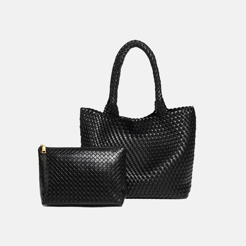 Women’s Minimalist Woven Tote Bag image 3
