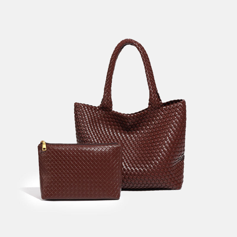 Women’s Minimalist Woven Tote Bag image 7