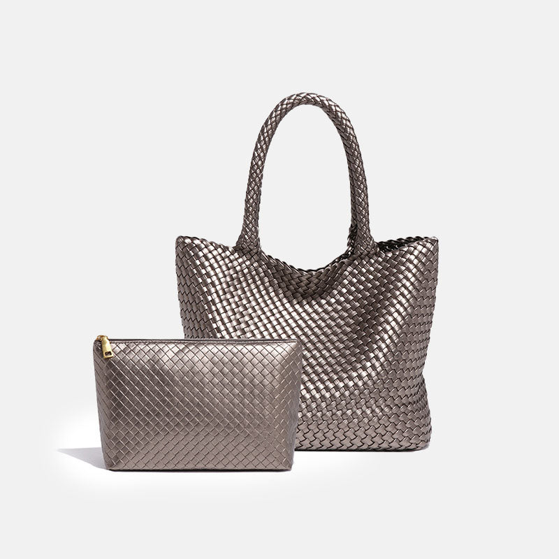 Women’s Minimalist Woven Tote Bag image 8