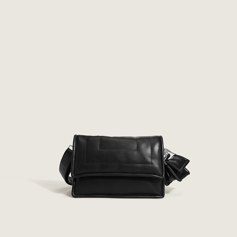 Women’s PU Crossbody Baguette Bags with Flap Cover image 4