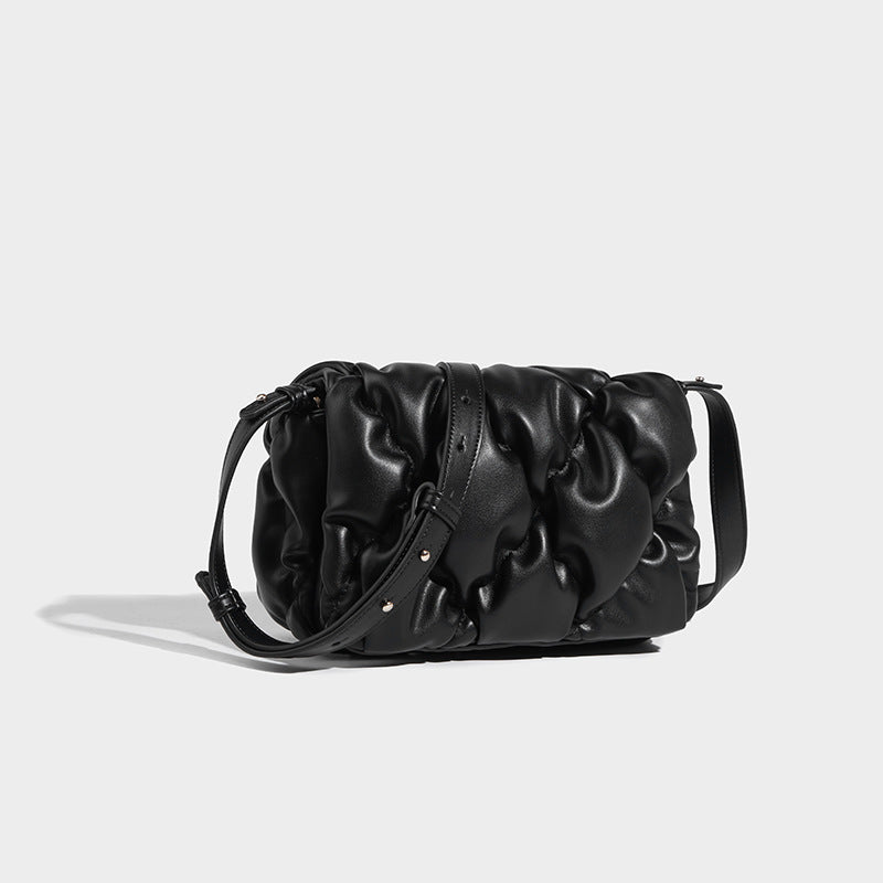 Women’s Quilted Pineapple Chains Shoulder Bags in Vegan Leather image 11