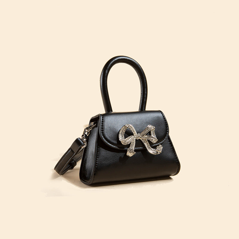 Women’s Rhinestone Bow Top Handle Bags with Shoulder Strap image 6