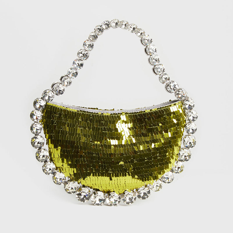 Women’s Sparkling Rhinestone Shoulder Bag with PU Material image 5