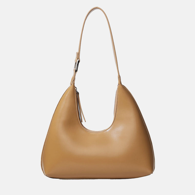 Women’s Split Leather Hobo Bags with Zipper image 6