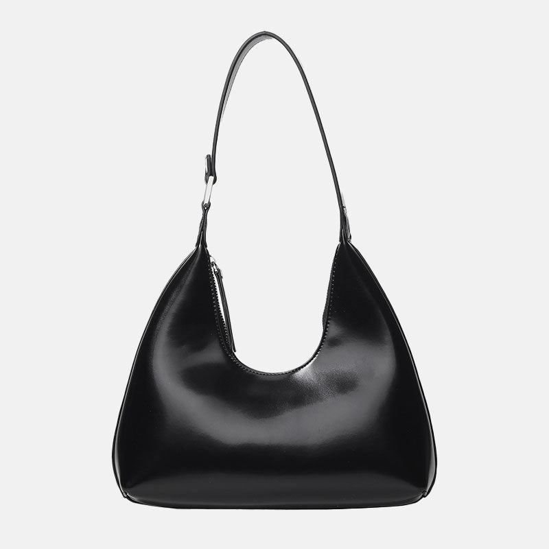 Women’s Split Leather Hobo Bags with Zipper image 2