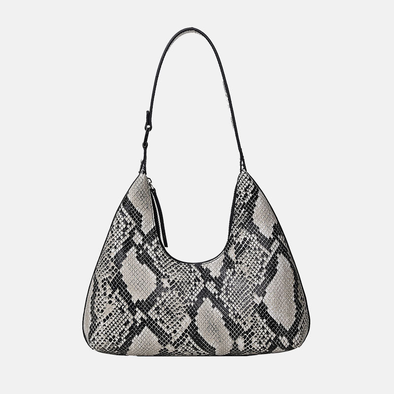 Women’s Split Leather Hobo Bags with Zipper image 4