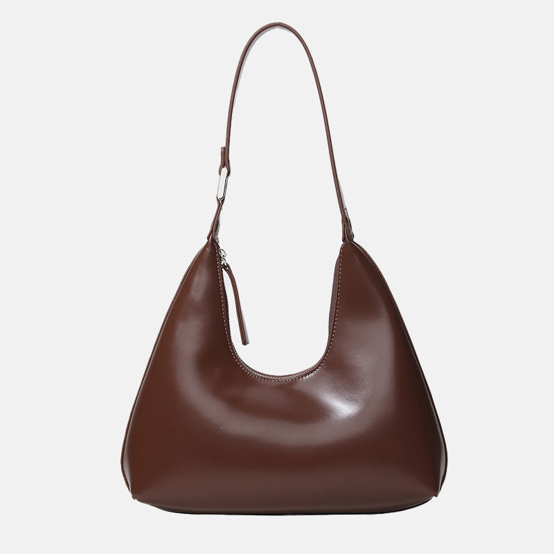 Women’s Split Leather Hobo Bags with Zipper image 8
