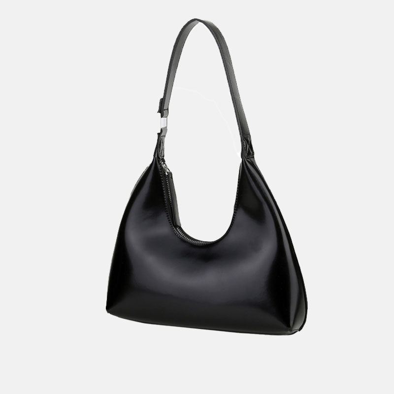 Women’s Split Leather Hobo Bags with Zipper image 3