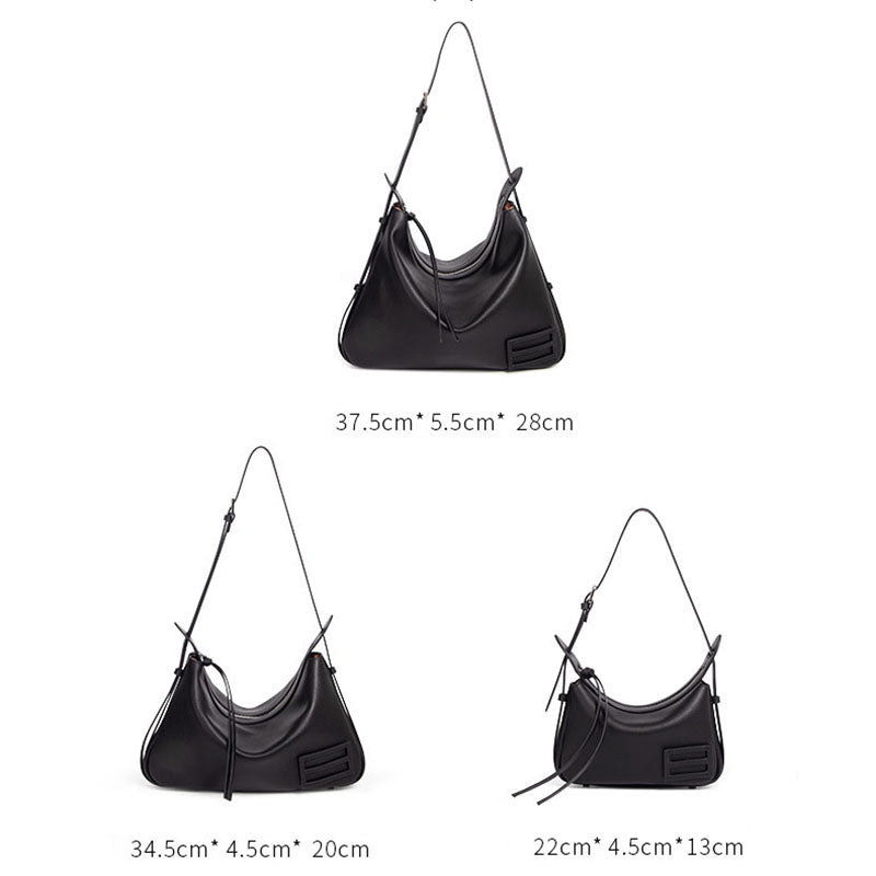 Women’s Split Leather Hobo Shoulder Bags image 9