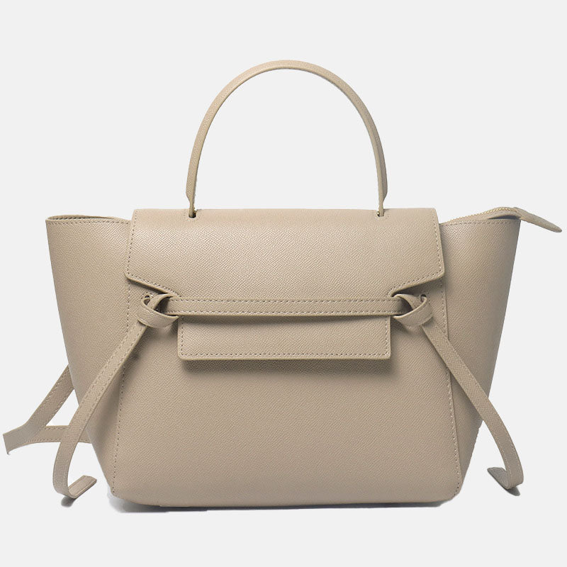 Women’s Split Leather Satchel Bags with Shoulder Strap image 4