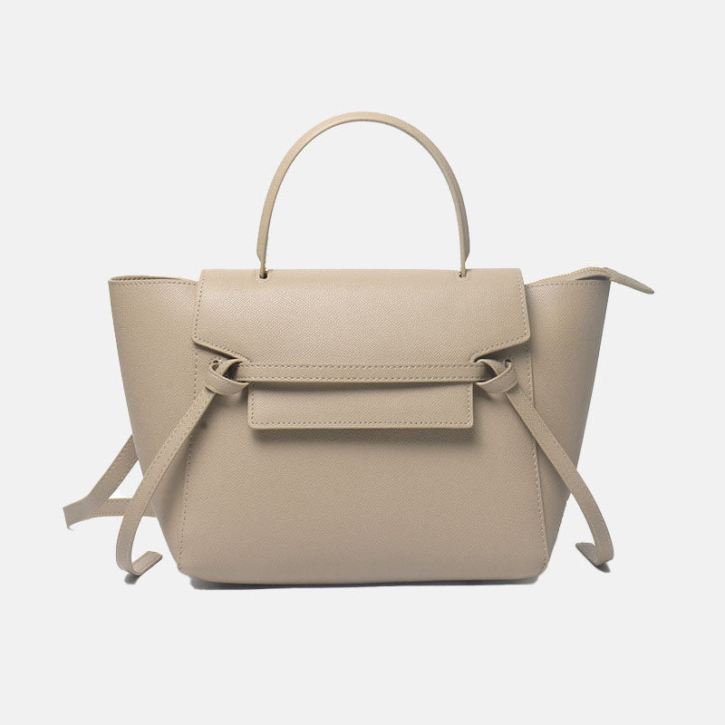 Women’s Split Leather Satchel Bags with Shoulder Strap image 5