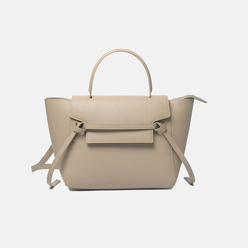 Women’s Split Leather Satchel Bags with Shoulder Strap image 6