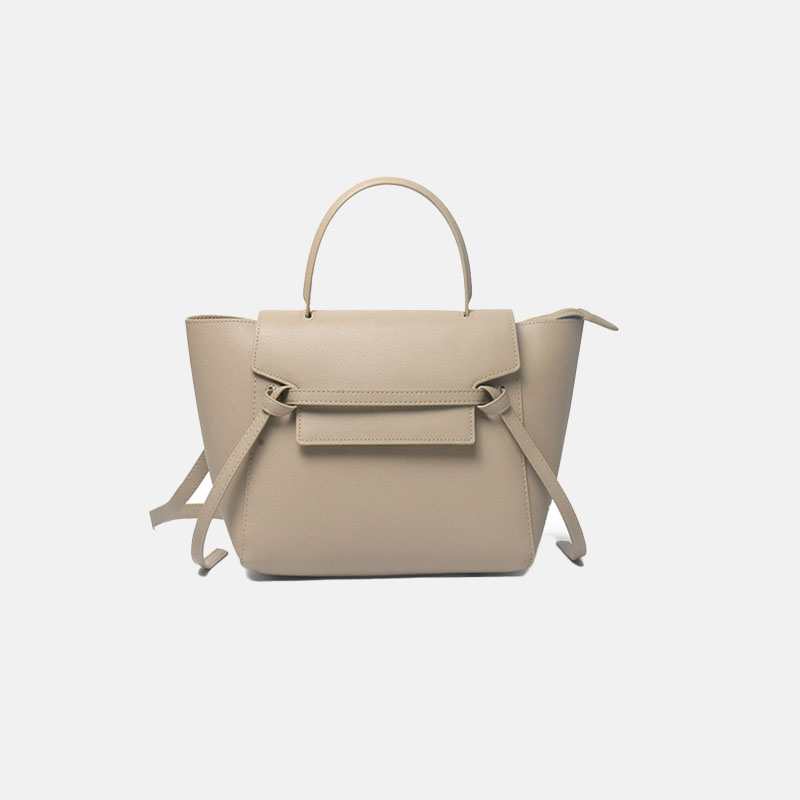 Women’s Split Leather Satchel Bags with Shoulder Strap image 7