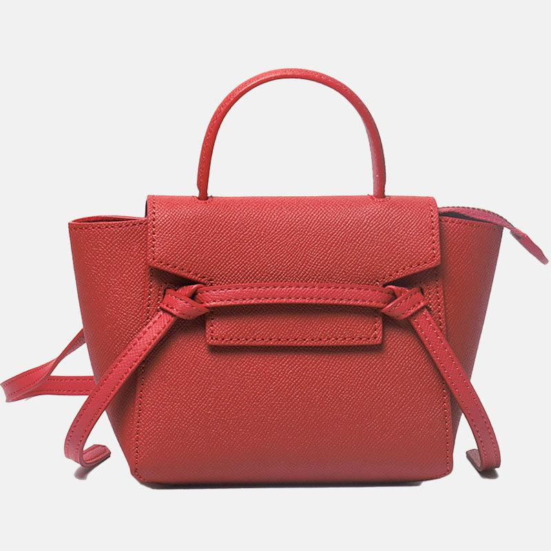 Women’s Split Leather Satchel Bags with Shoulder Strap image 8