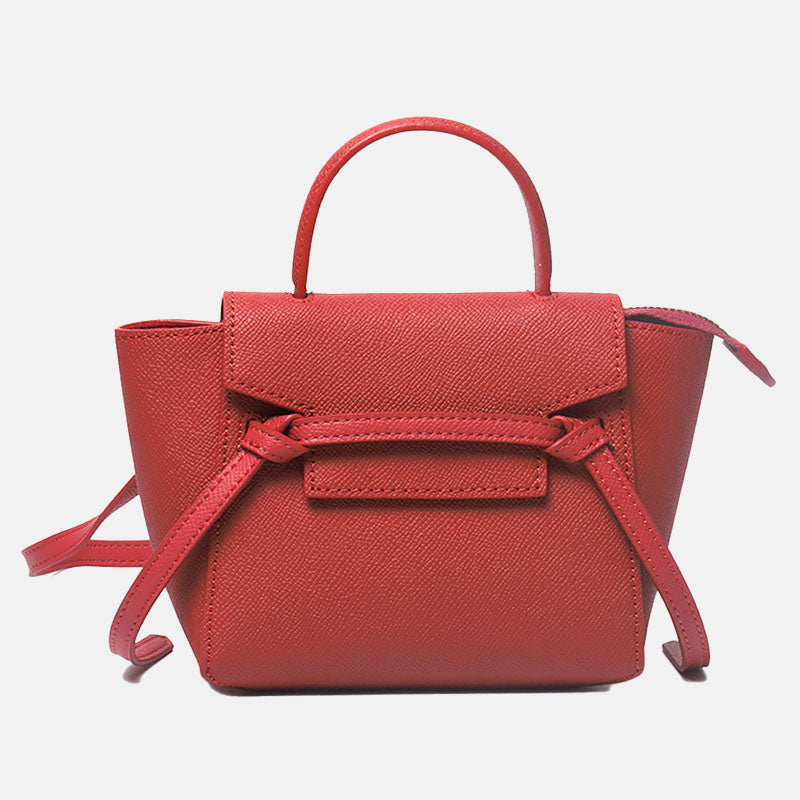 Women’s Split Leather Satchel Bags with Shoulder Strap image 9