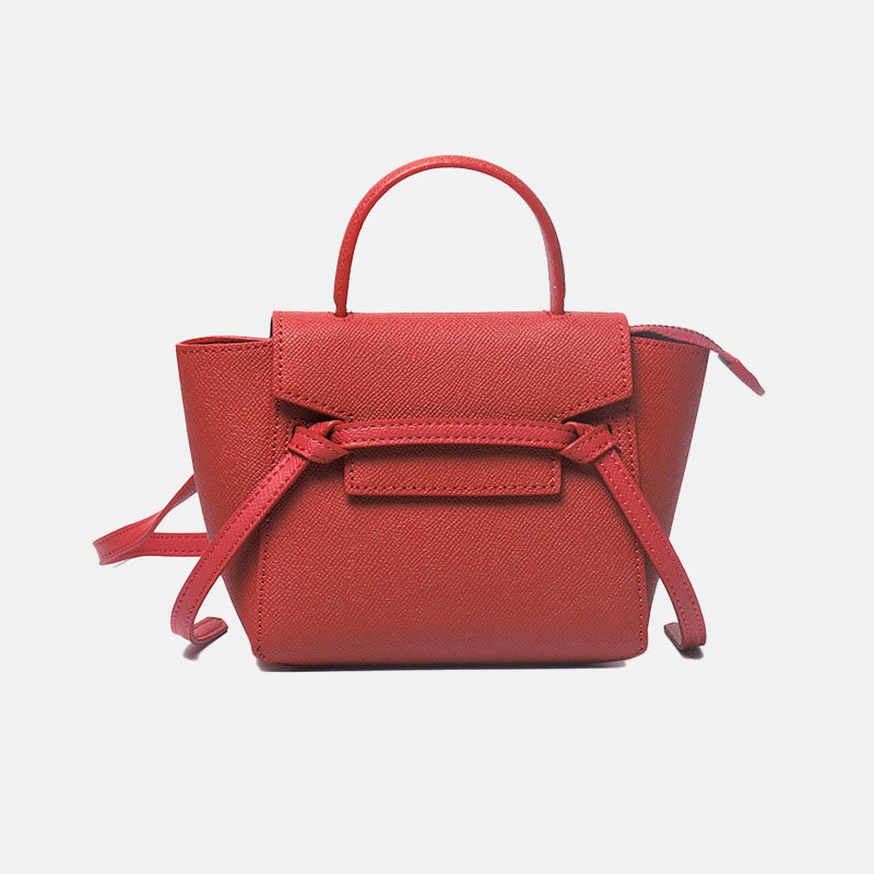 Women’s Split Leather Satchel Bags with Shoulder Strap image 10