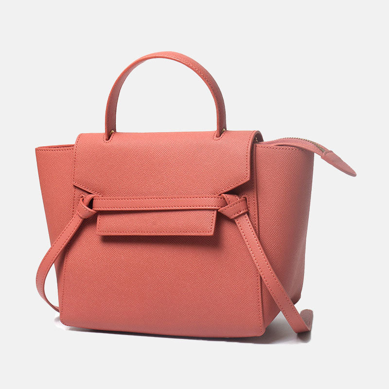 Women’s Split Leather Satchel Bags with Shoulder Strap image 24