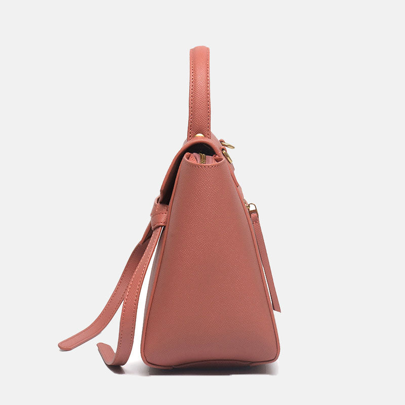 Women’s Split Leather Satchel Bags with Shoulder Strap image 26