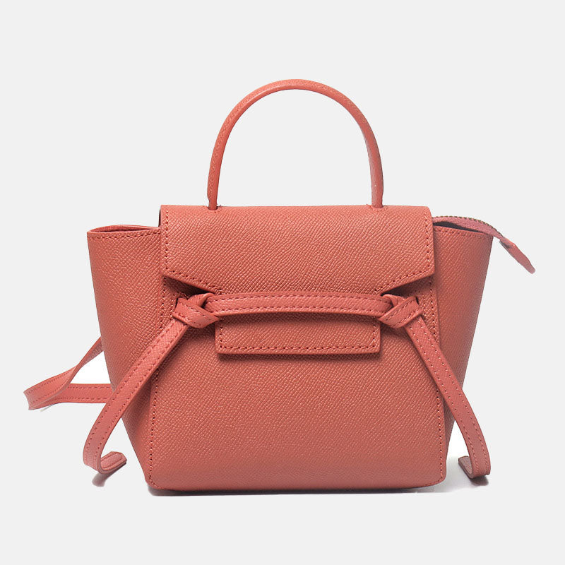 Women’s Split Leather Satchel Bags with Shoulder Strap image 27