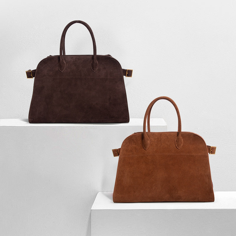 Women’s Suede Genuine Leather Vintage Handbag image 7