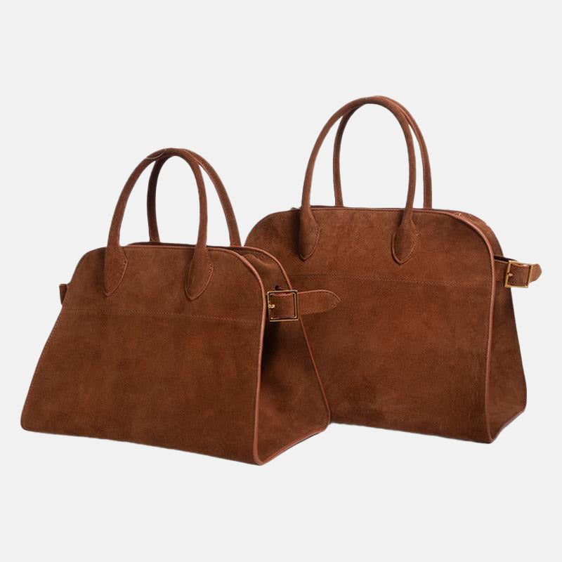 Women’s Suede Genuine Leather Vintage Handbag image 3