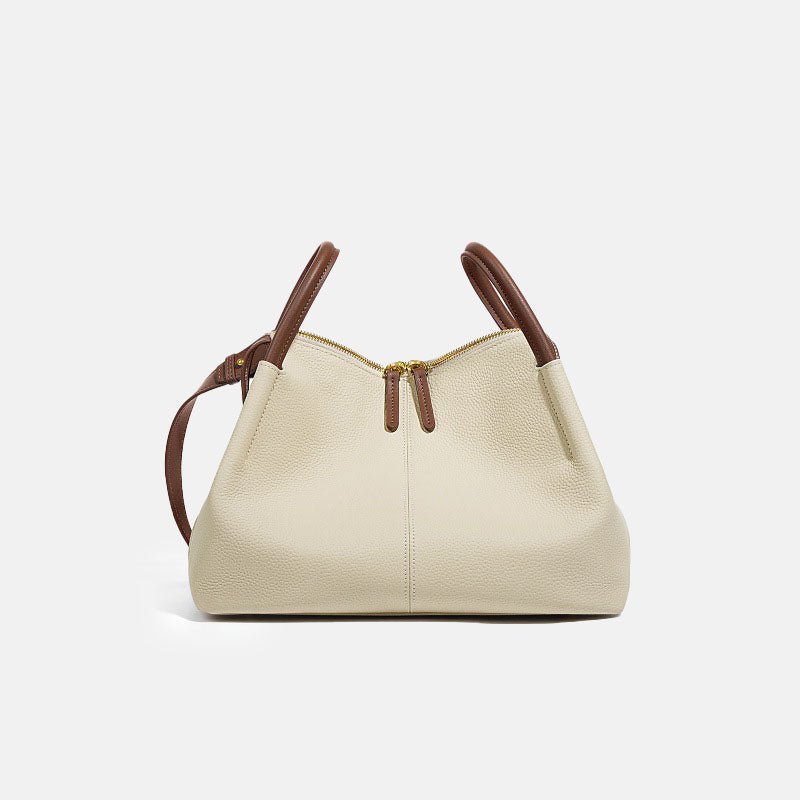 Women’s Top-Grain Leather Pillow Shaped Crossbody Tote Bag image 7